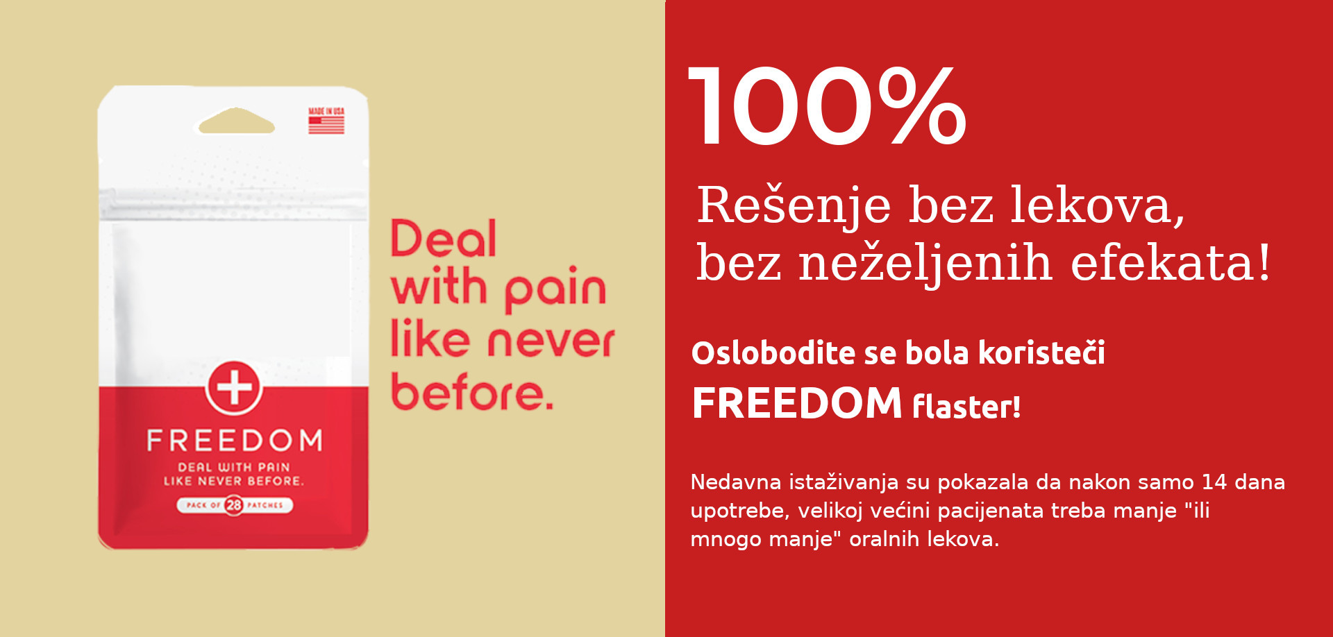 Freedom flaster